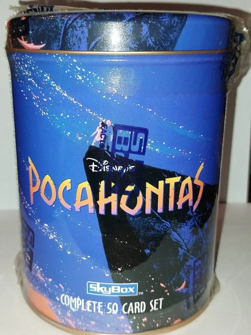 1995 SkyBox Disney POCAHONTAS 50-Card Set in Collectors Tin Factory Sealed